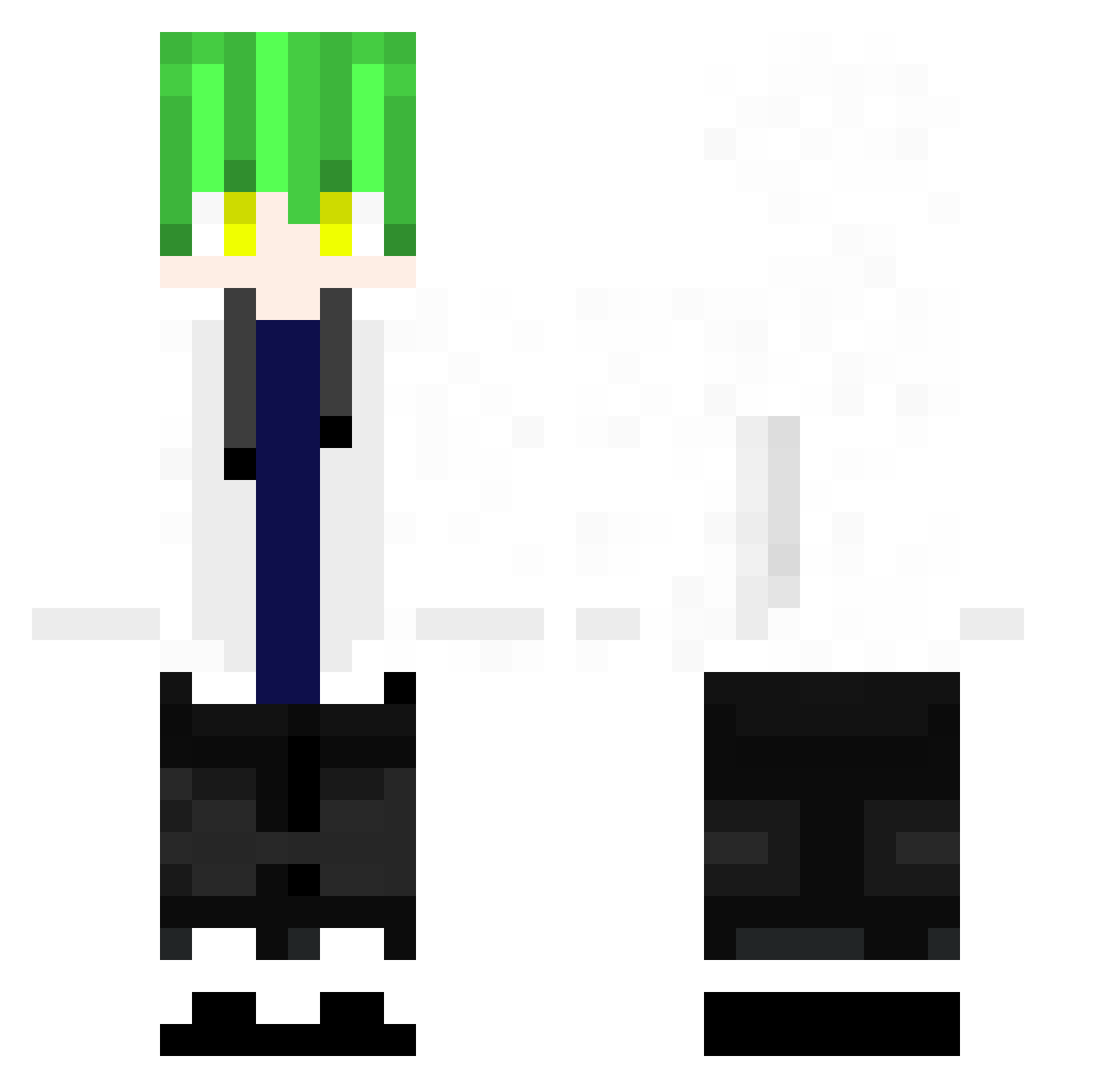 satopan_ Minecraft skin, front and back view