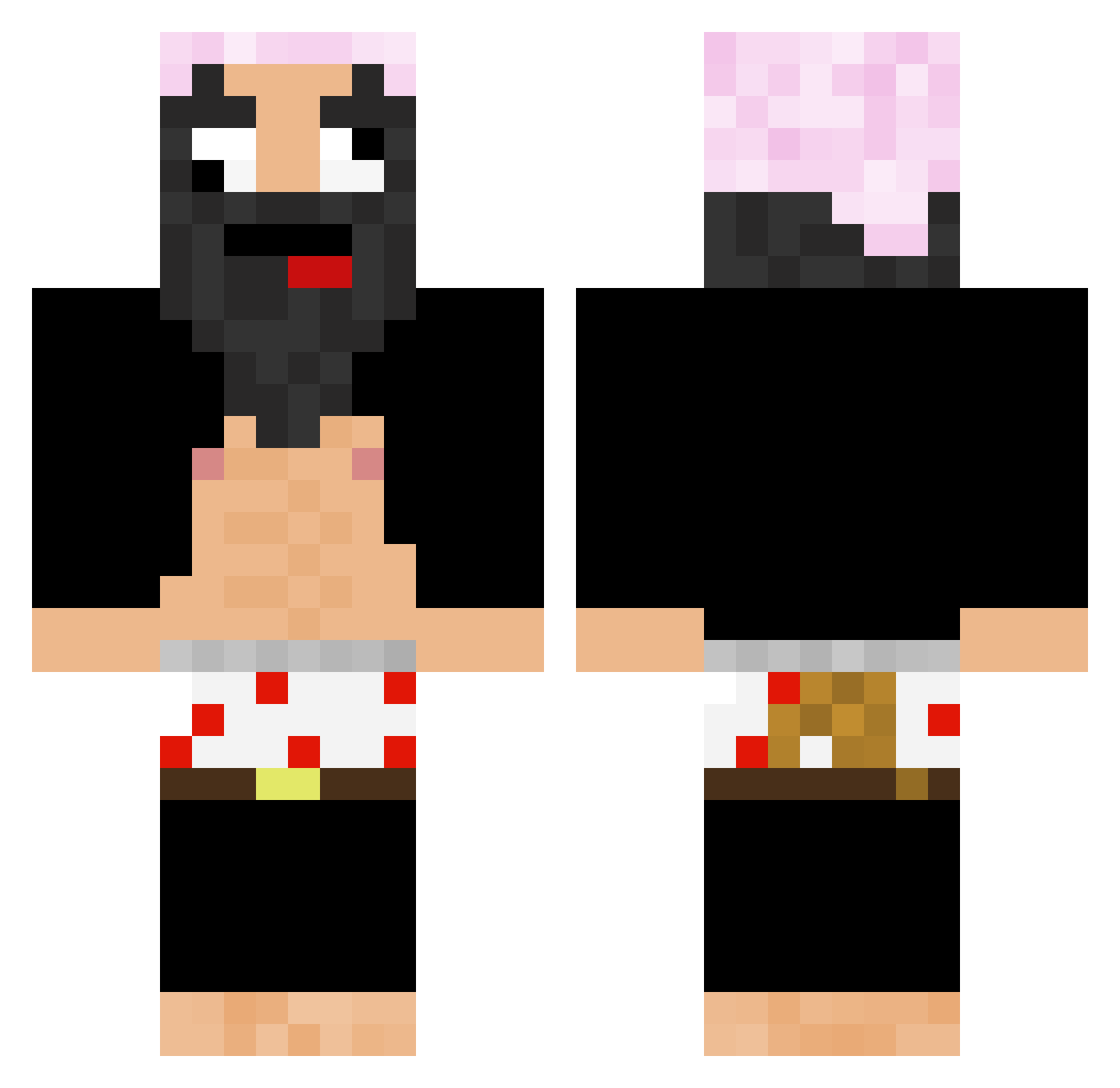 mihevcek58 Minecraft skin, front and back view
