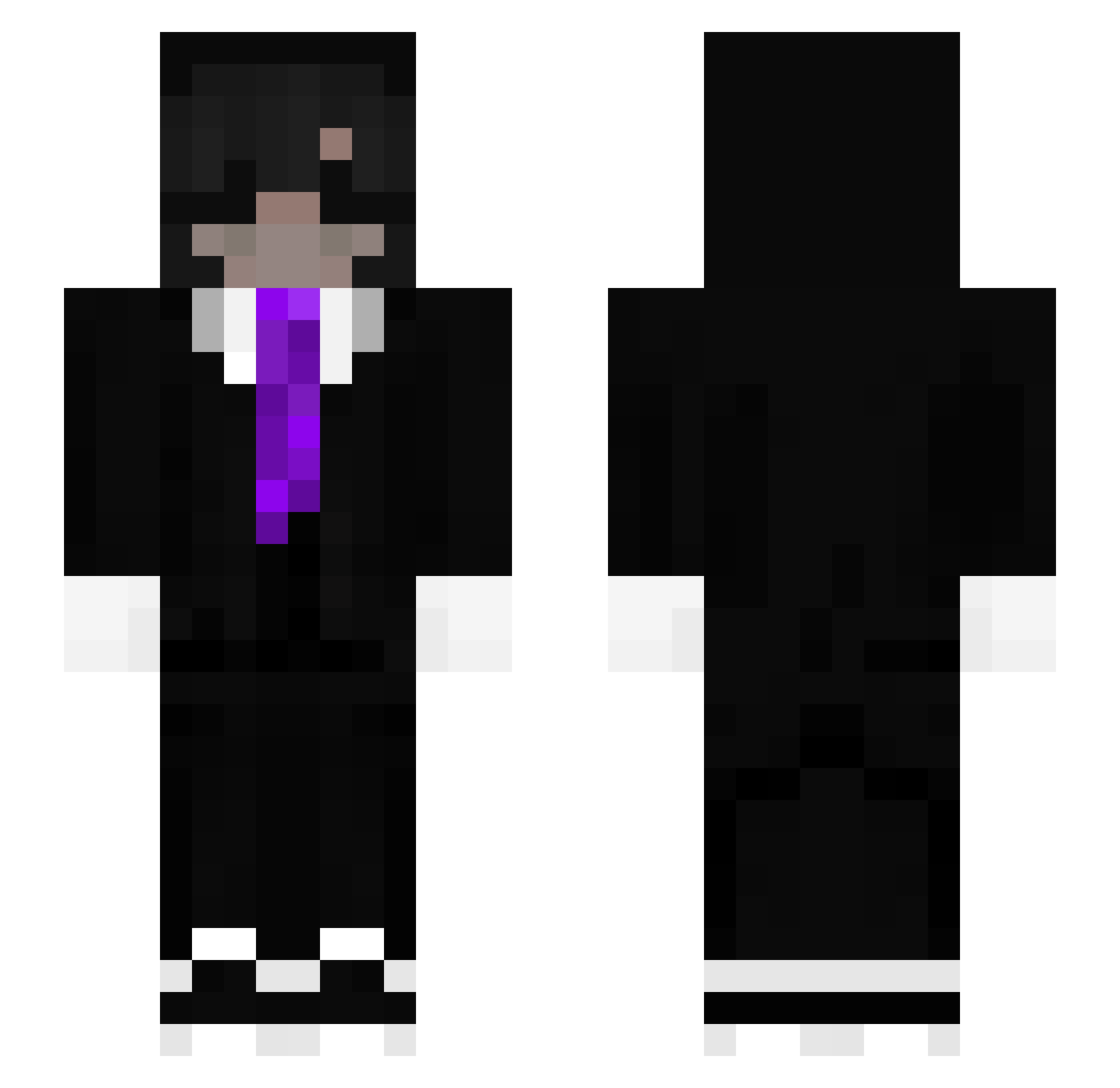 xDaniela Minecraft skin, front and back view