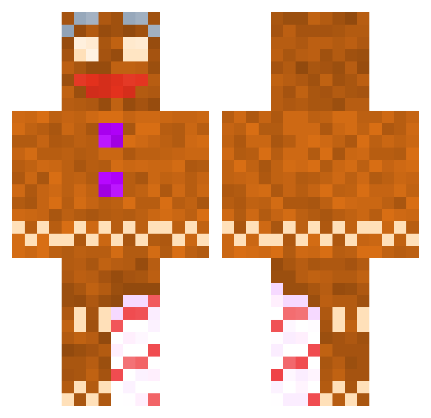 MrSullen Minecraft skin, front and back view