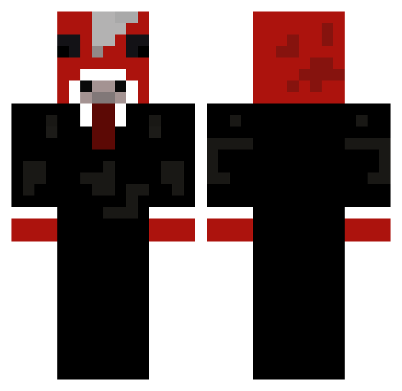 Avus_Ignotus Minecraft skin, front and back view