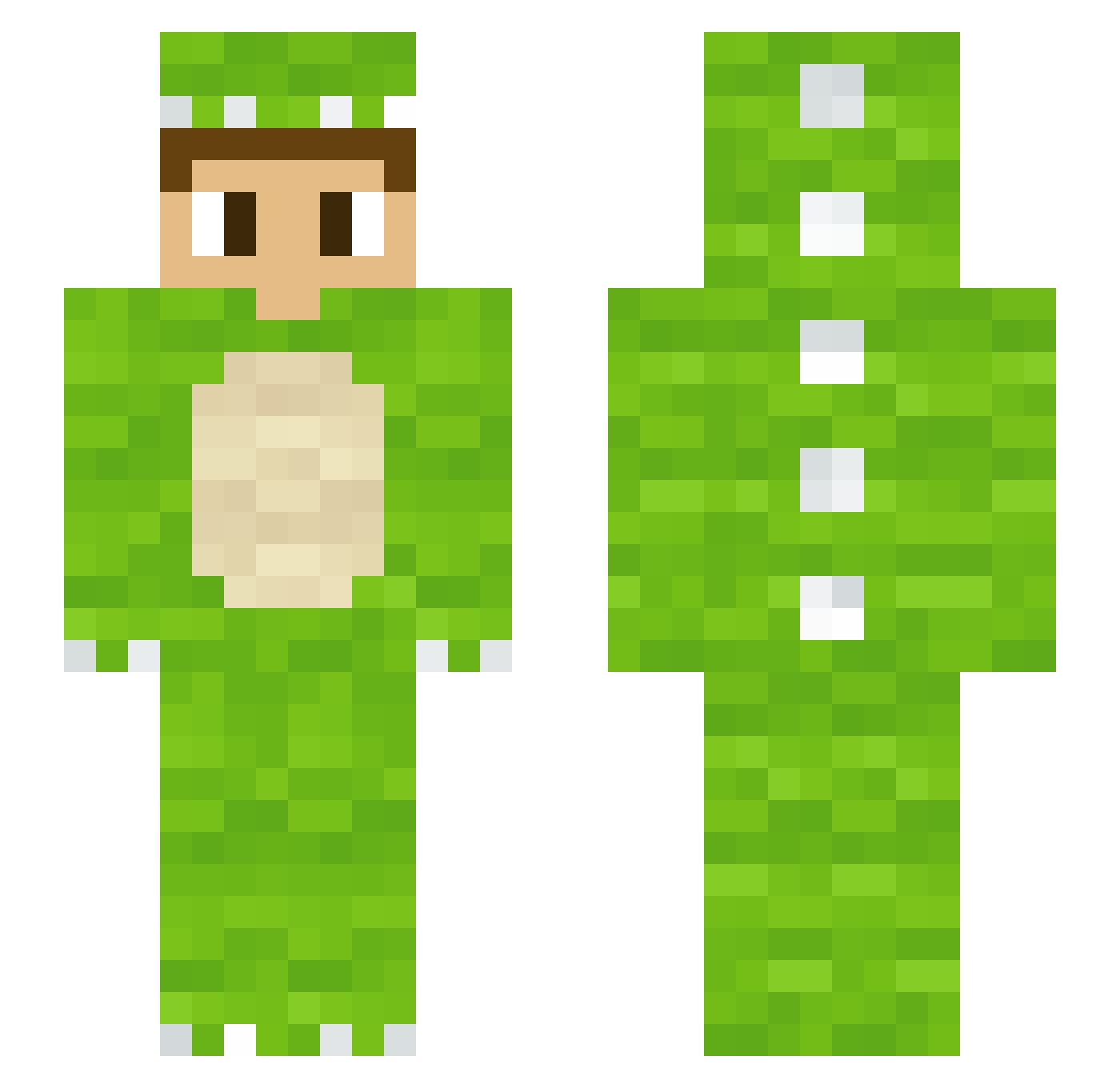 T0biasLP Minecraft skin, front and back view
