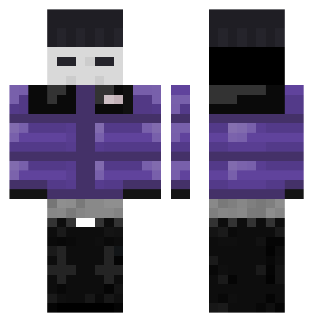 steezyyy_ Minecraft skin, front and back view