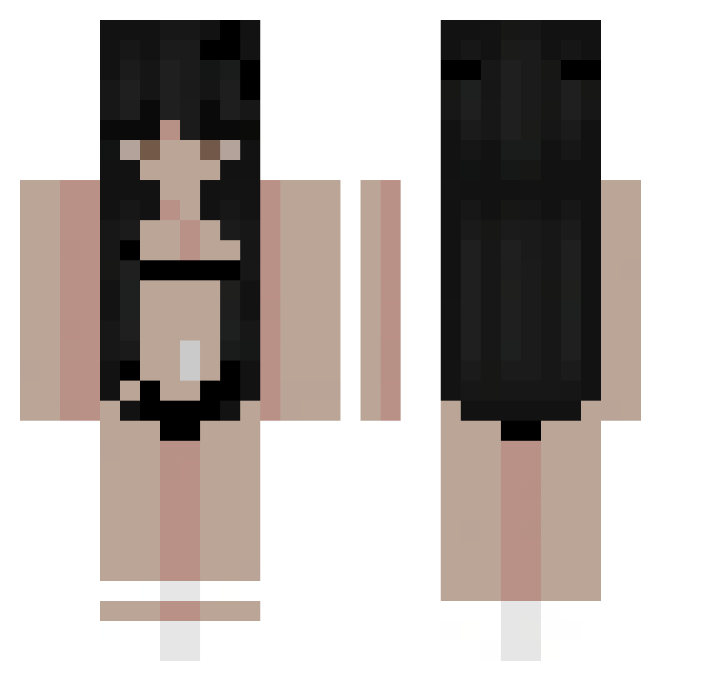 s_gma Minecraft skin, front and back view