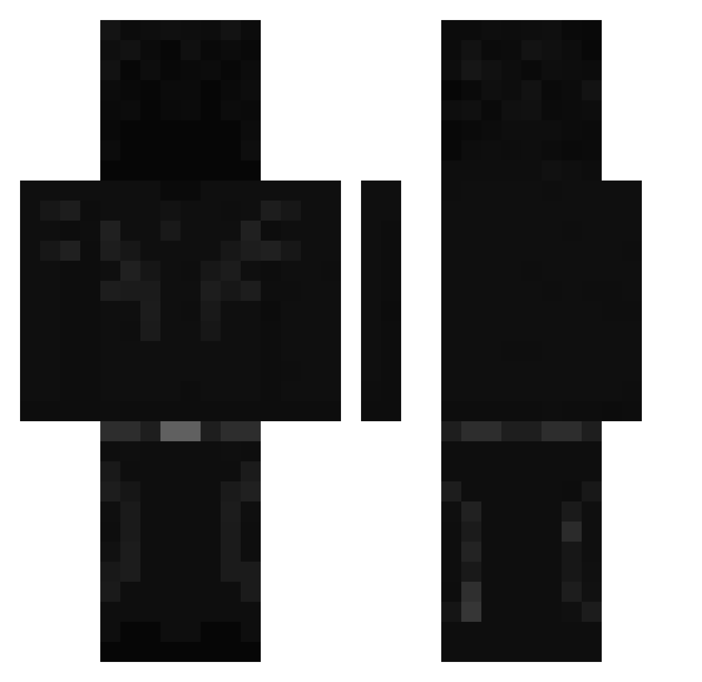 sztywnygyt Minecraft skin, front and back view