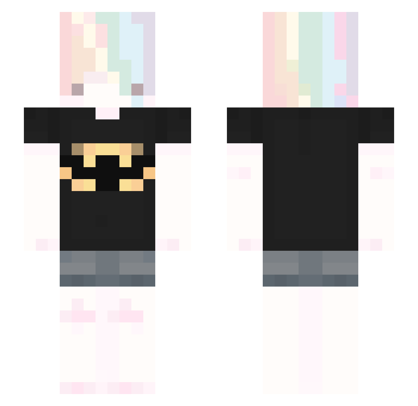 garotu Minecraft skin, front and back view