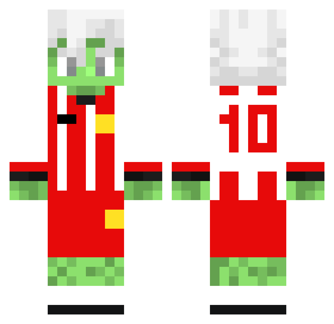 Mari_Carmen Minecraft skin, front and back view