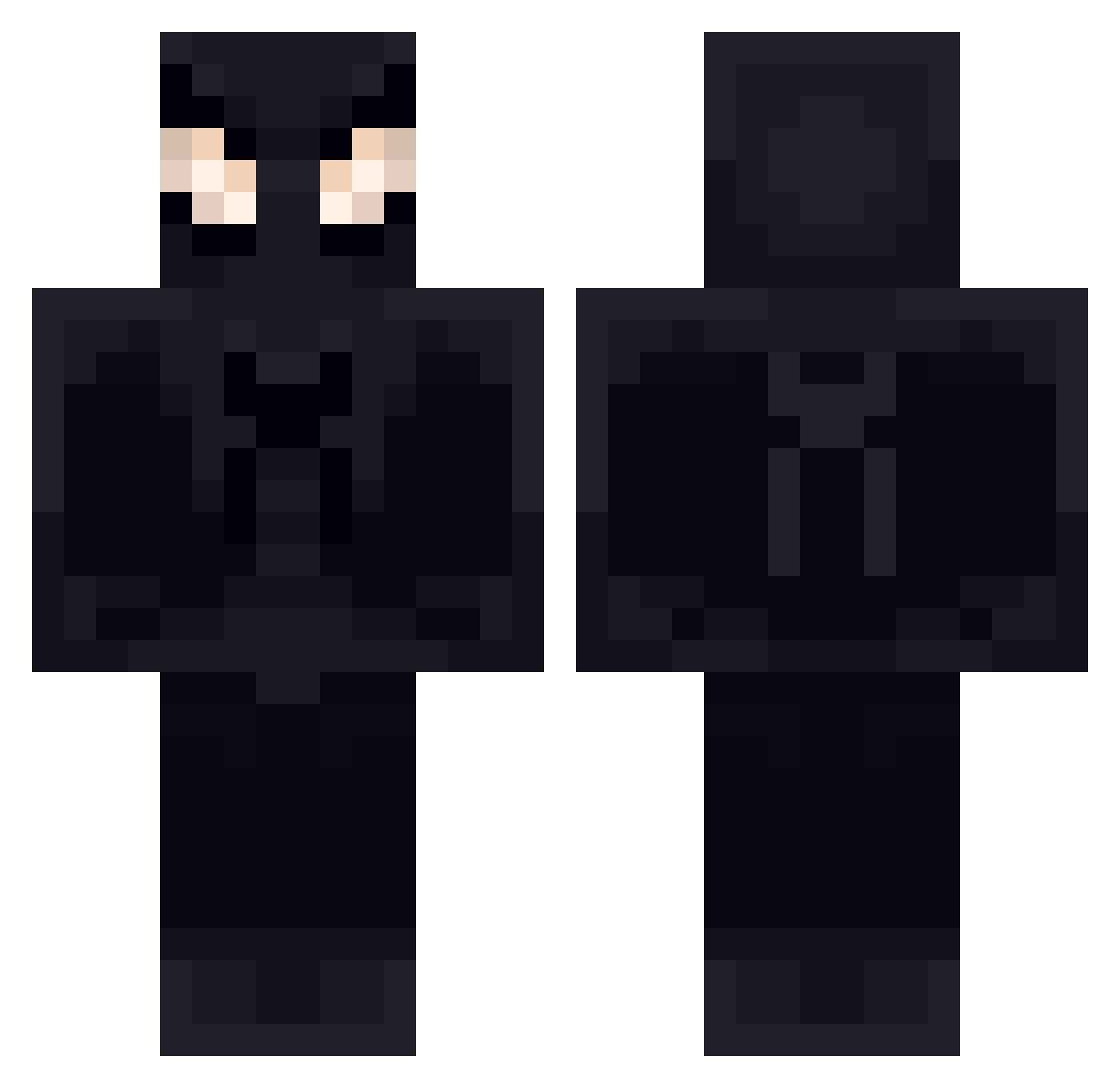 I_AM_3XOH Minecraft skin, front and back view