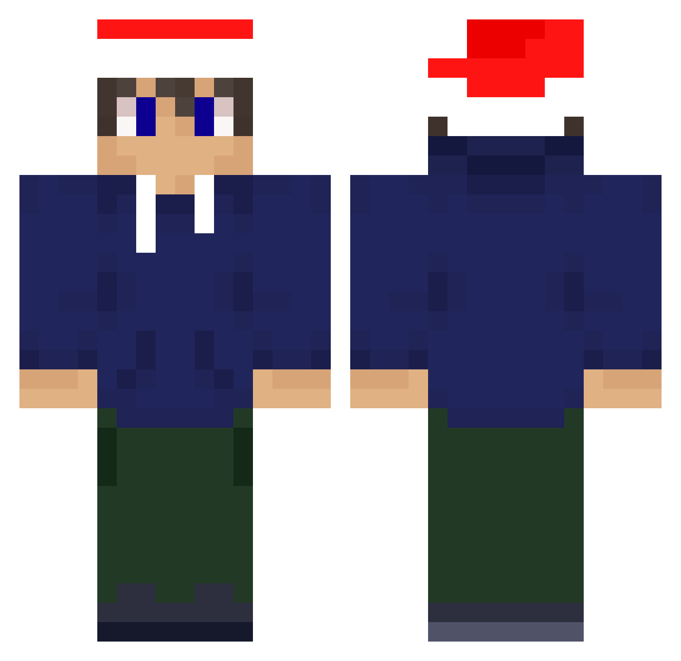 stilp19 Minecraft skin, front and back view
