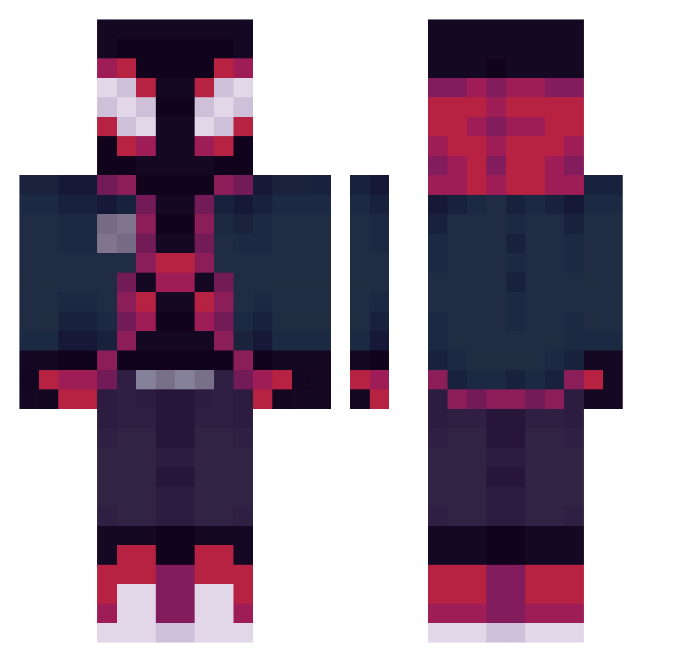 lime_91 Minecraft skin, front and back view