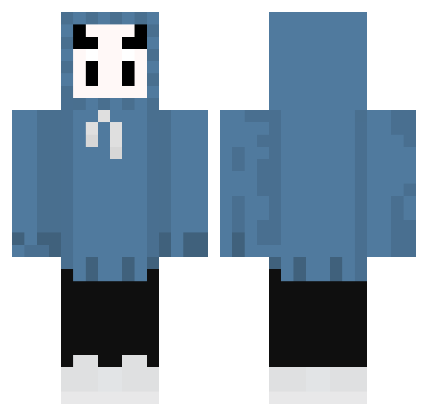 sirion3525 Minecraft skin, front and back view