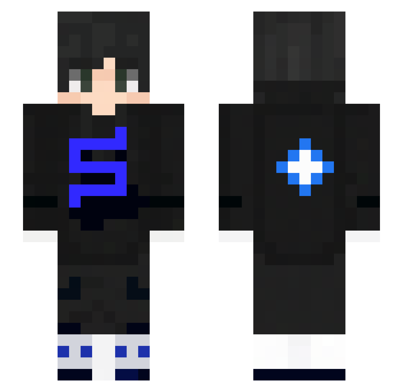 ptaltsLvsEa Minecraft skin, front and back view