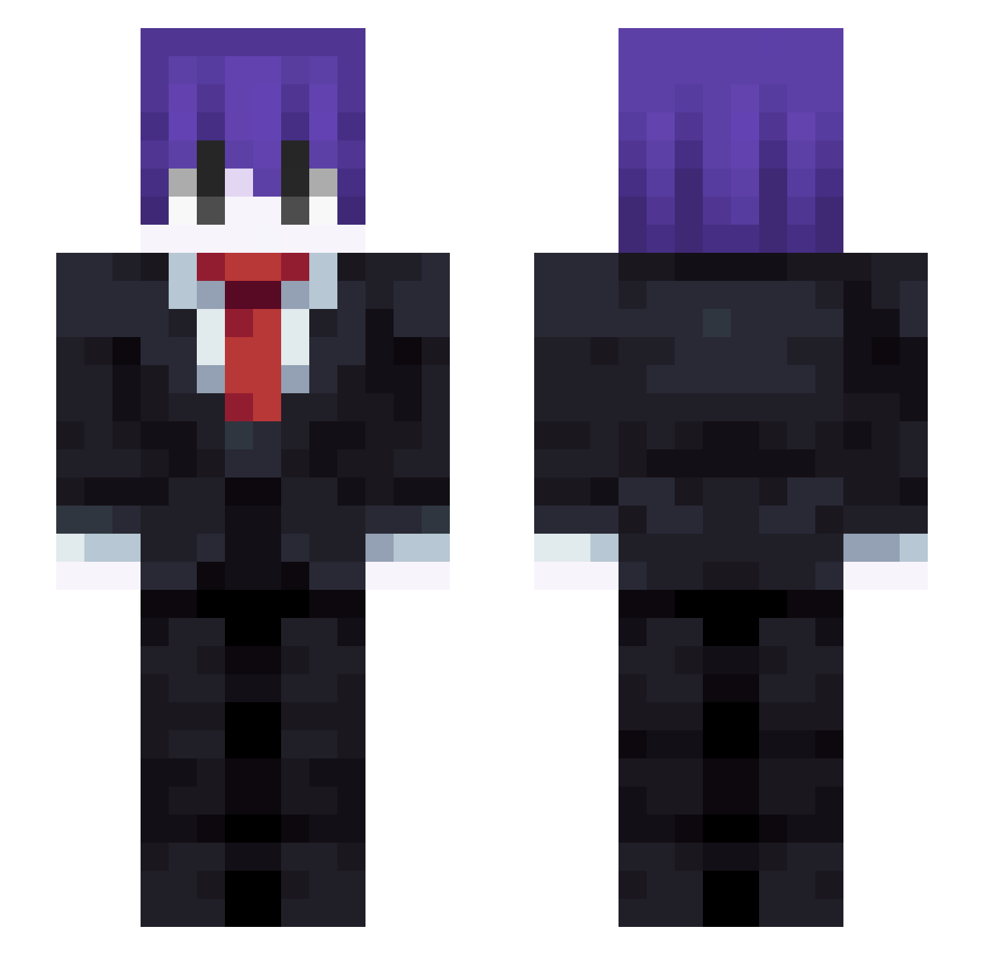 Fadeddd_ Minecraft skin, front and back view