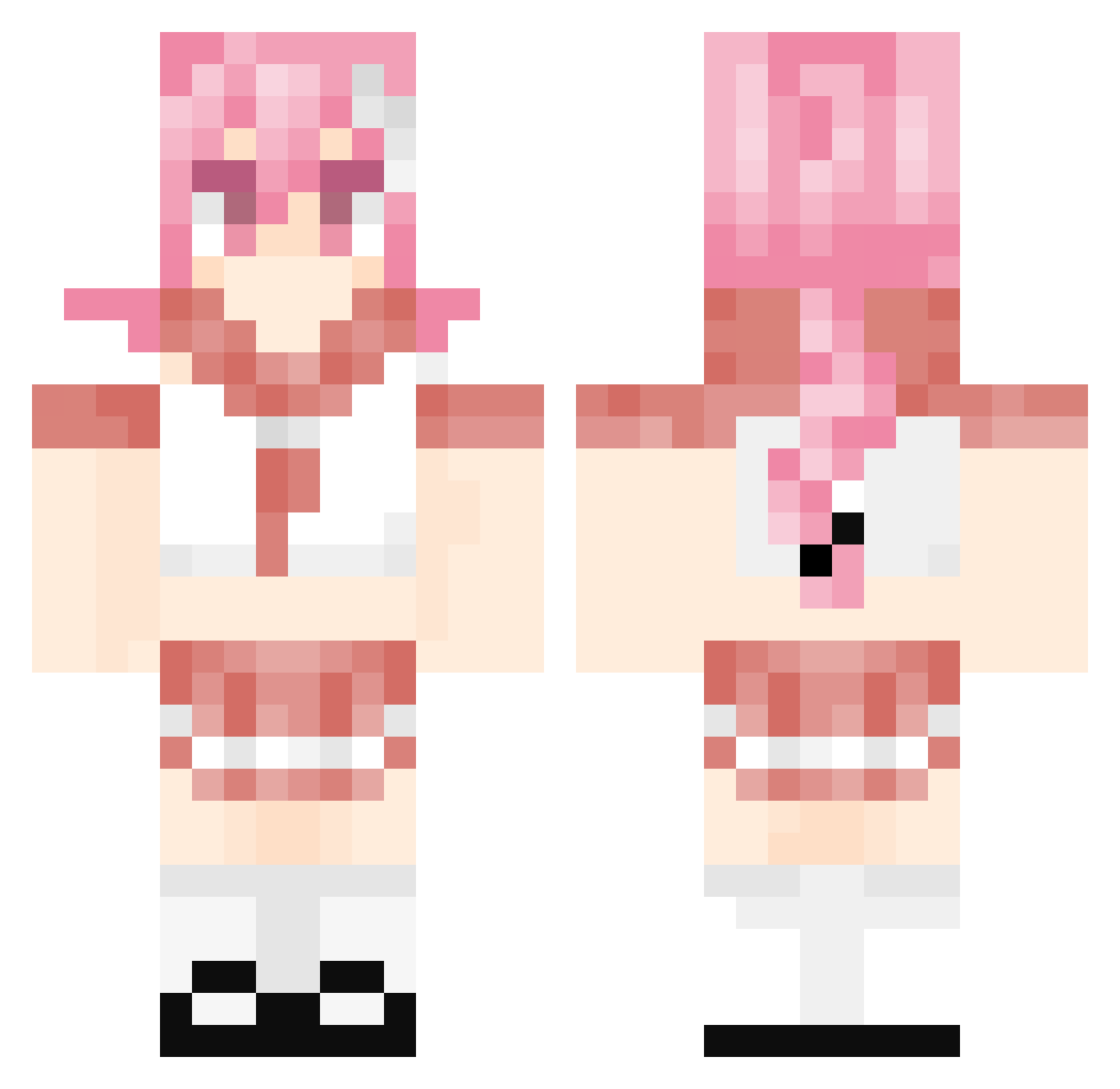 elis_thompson69 Minecraft skin, front and back view