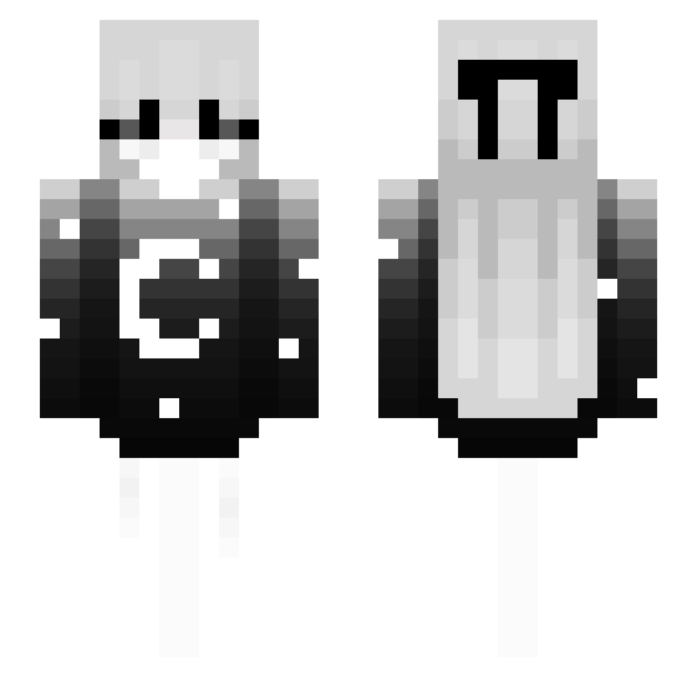 kLillyann Minecraft skin, front and back view