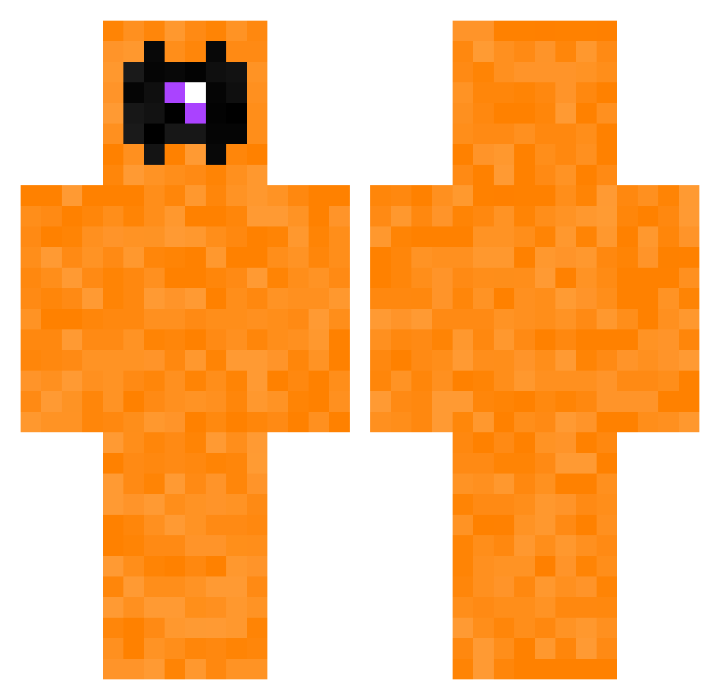 Roman5513 Minecraft skin, front and back view