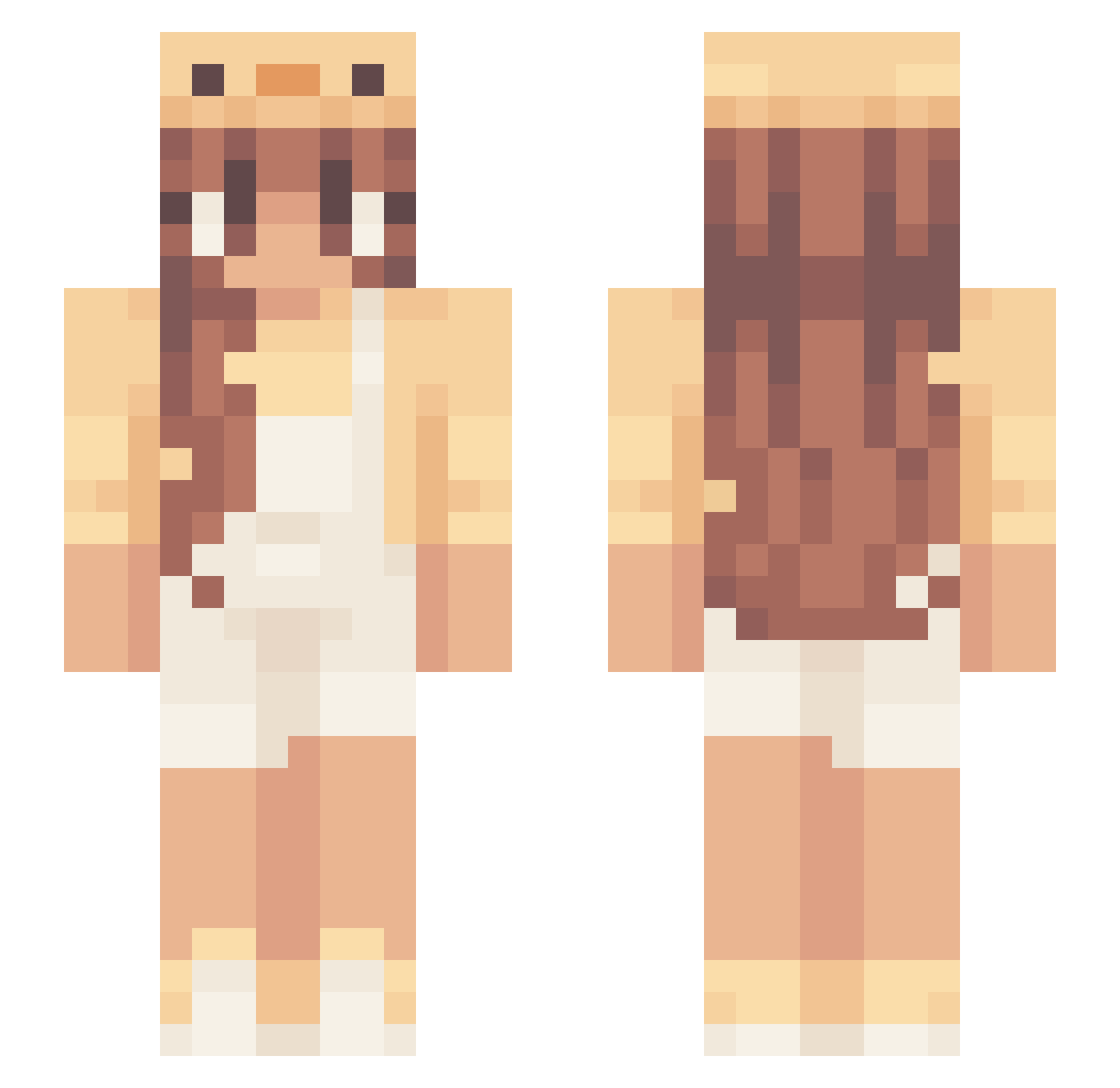 muffin_0311 Minecraft skin, front and back view