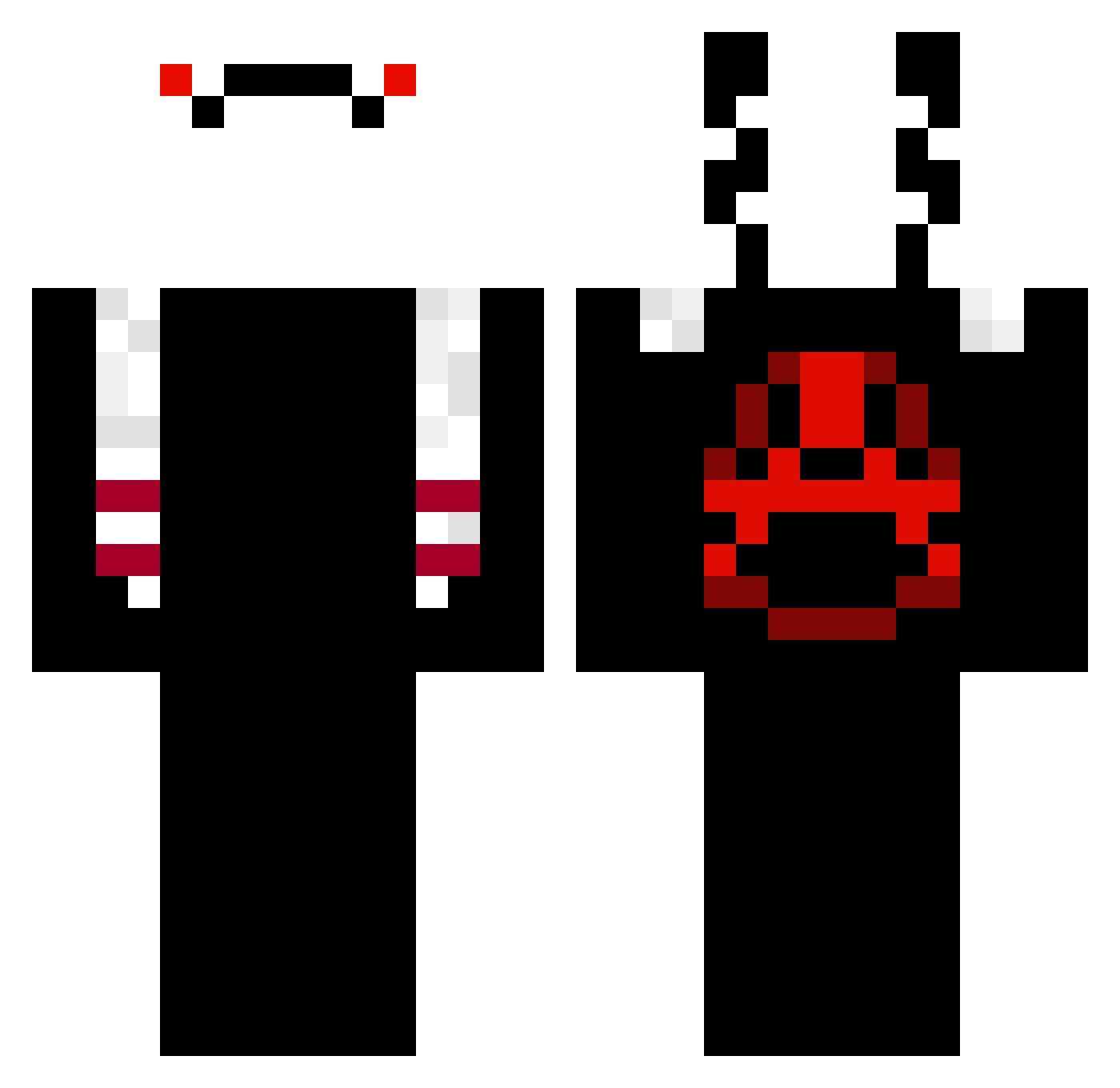 IiIxIiIxIiIxIiI Minecraft skin, front and back view