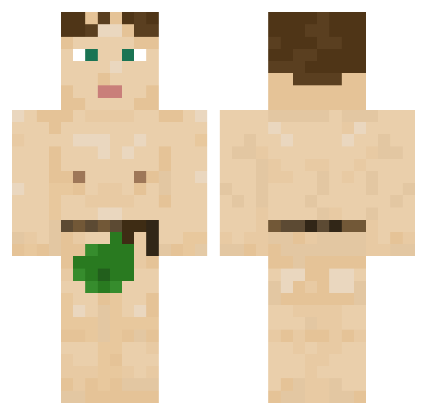 marco_4711 Minecraft skin, front and back view