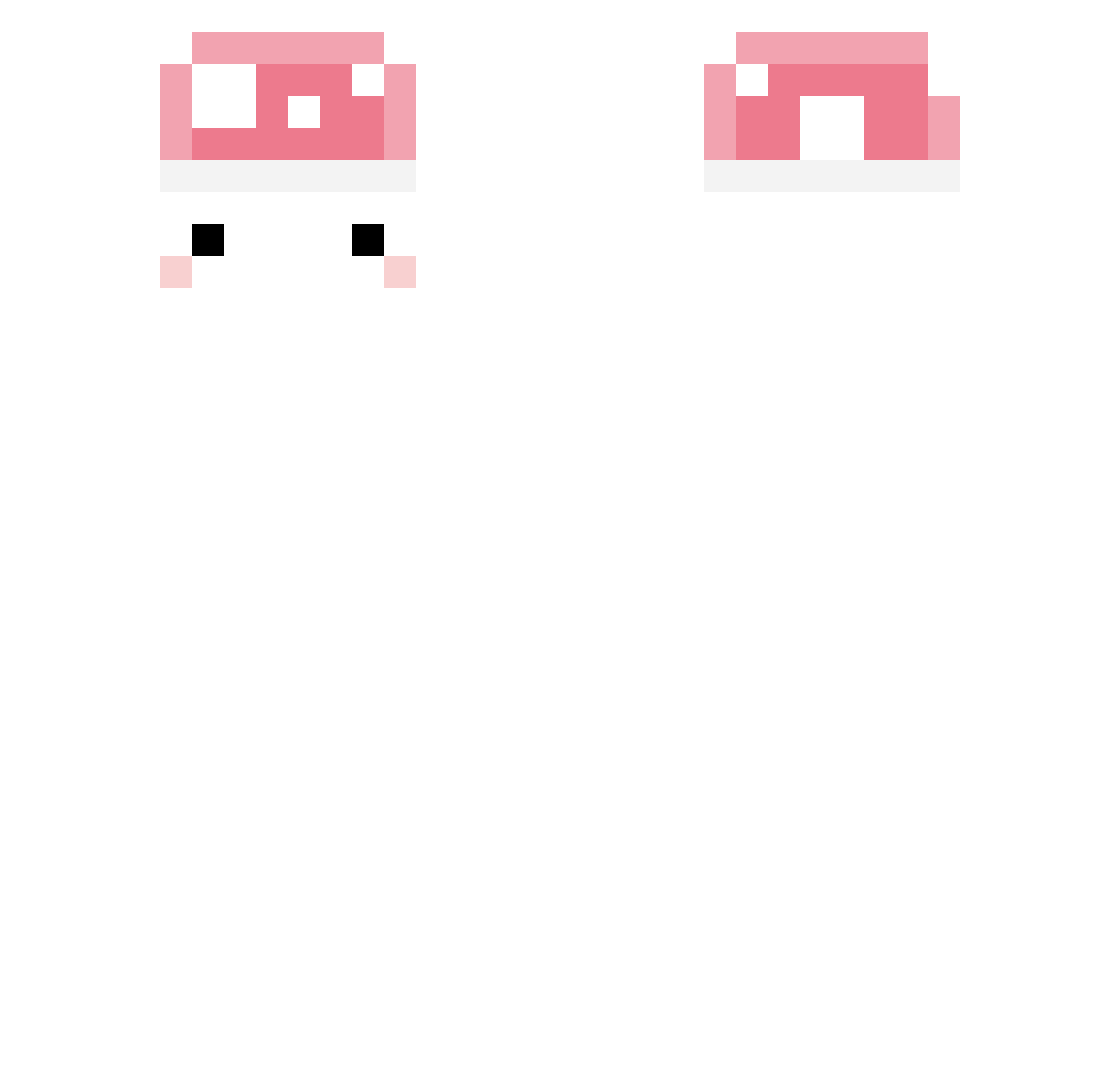 Woahthatsgay Minecraft skin, front and back view