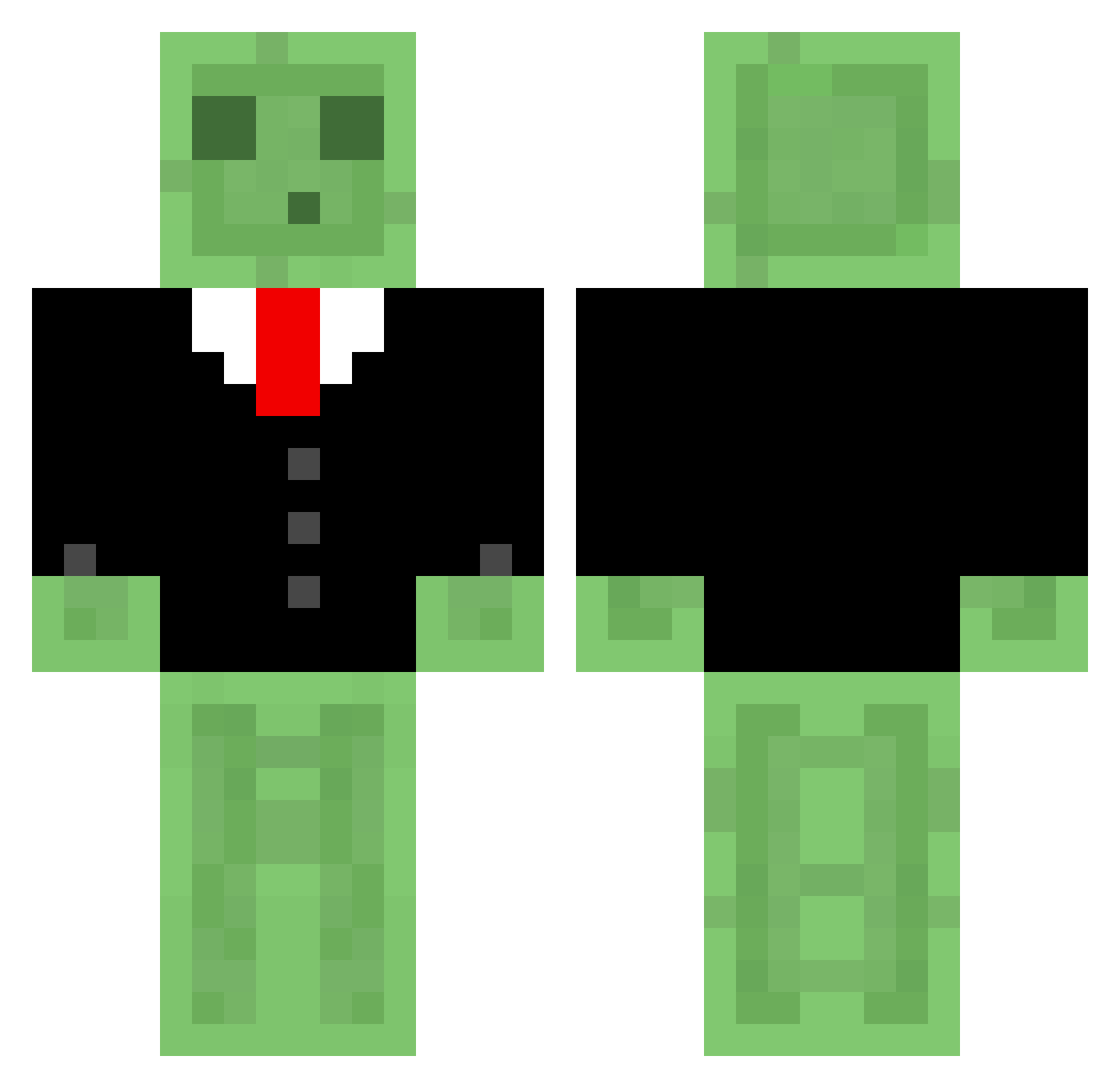 stalbers Minecraft skin, front and back view