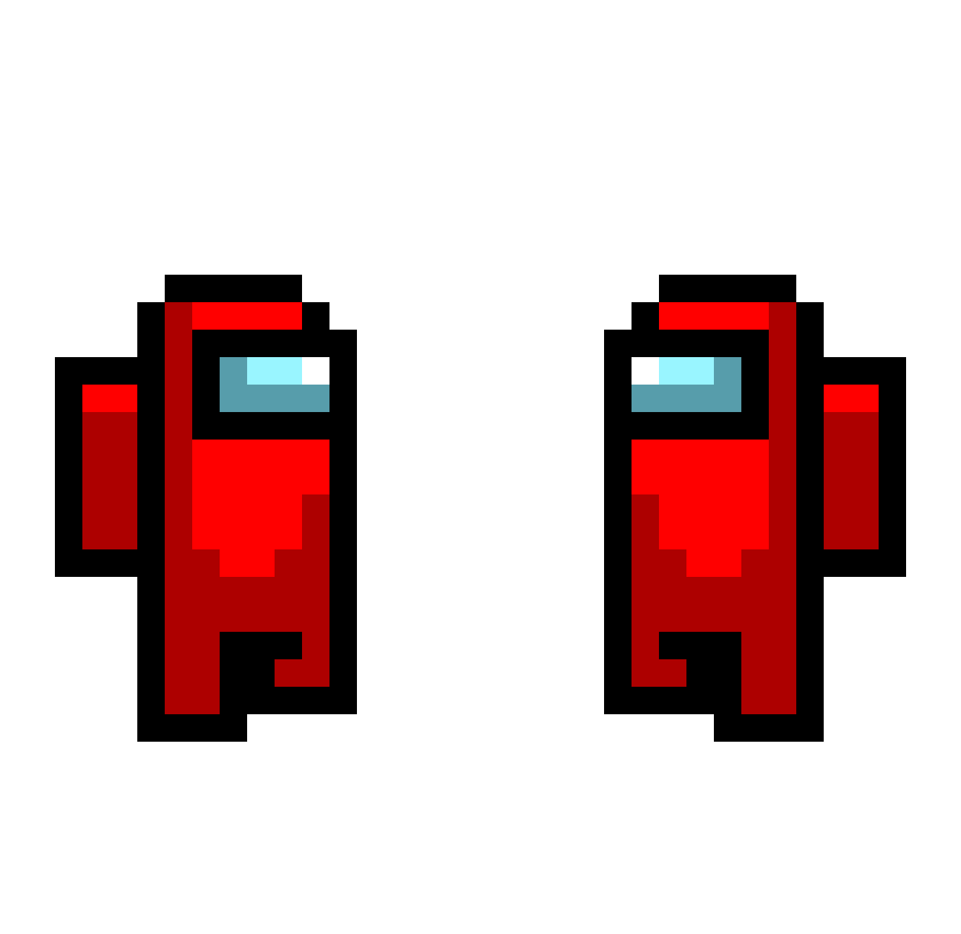 LeenAseel Minecraft skin, front and back view