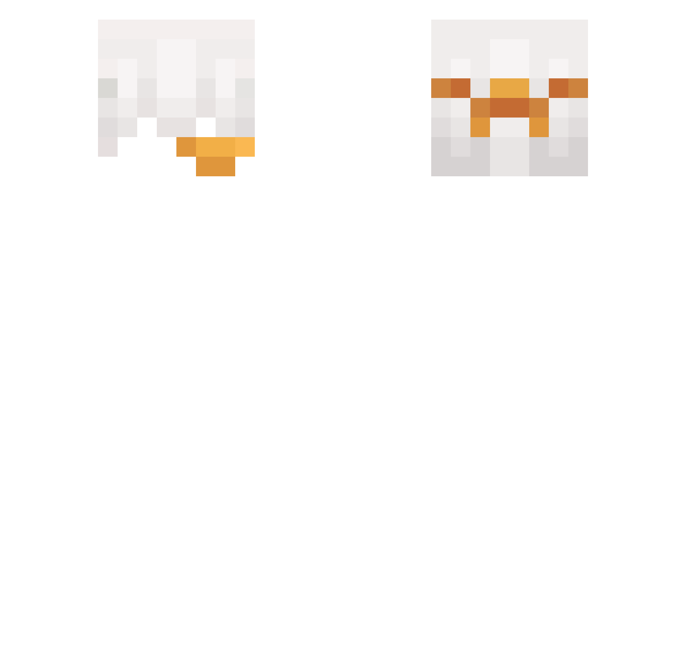TOYROFI Minecraft skin, front and back view
