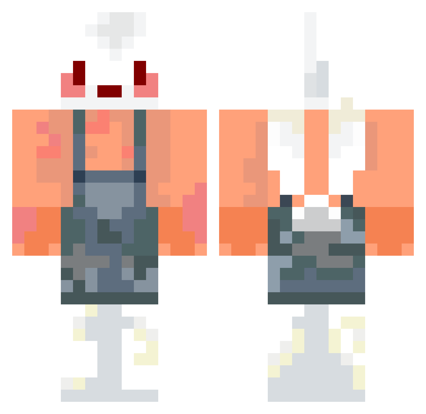 Sai_TM Minecraft skin, front and back view