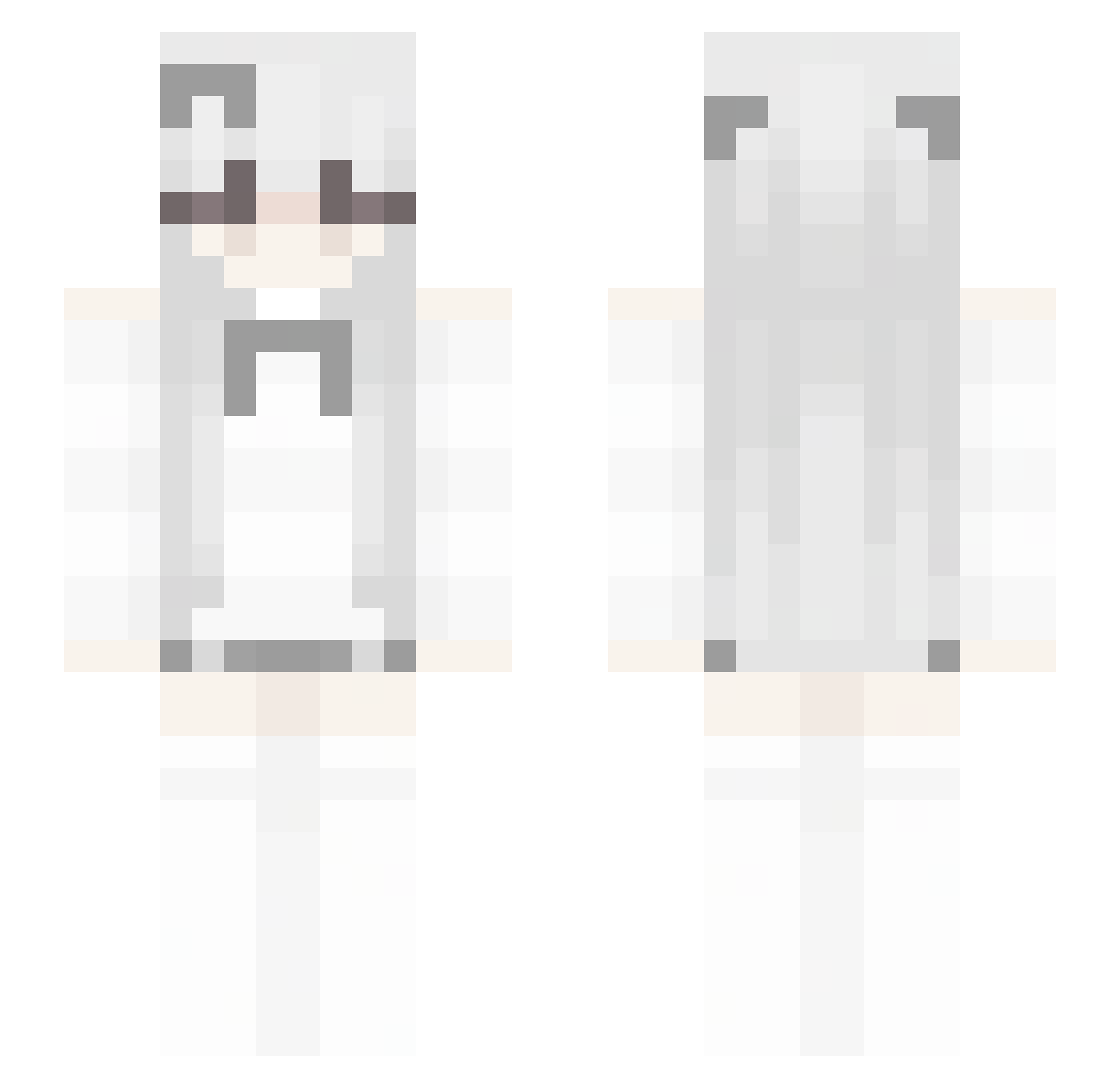 Suttyngangstaman Minecraft skin, front and back view
