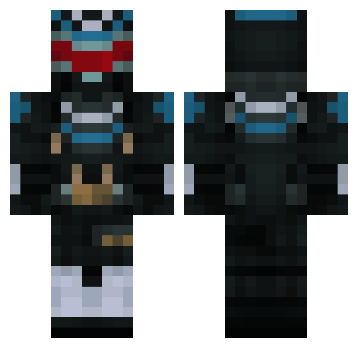 German_Sheesh Minecraft skin, front and back view