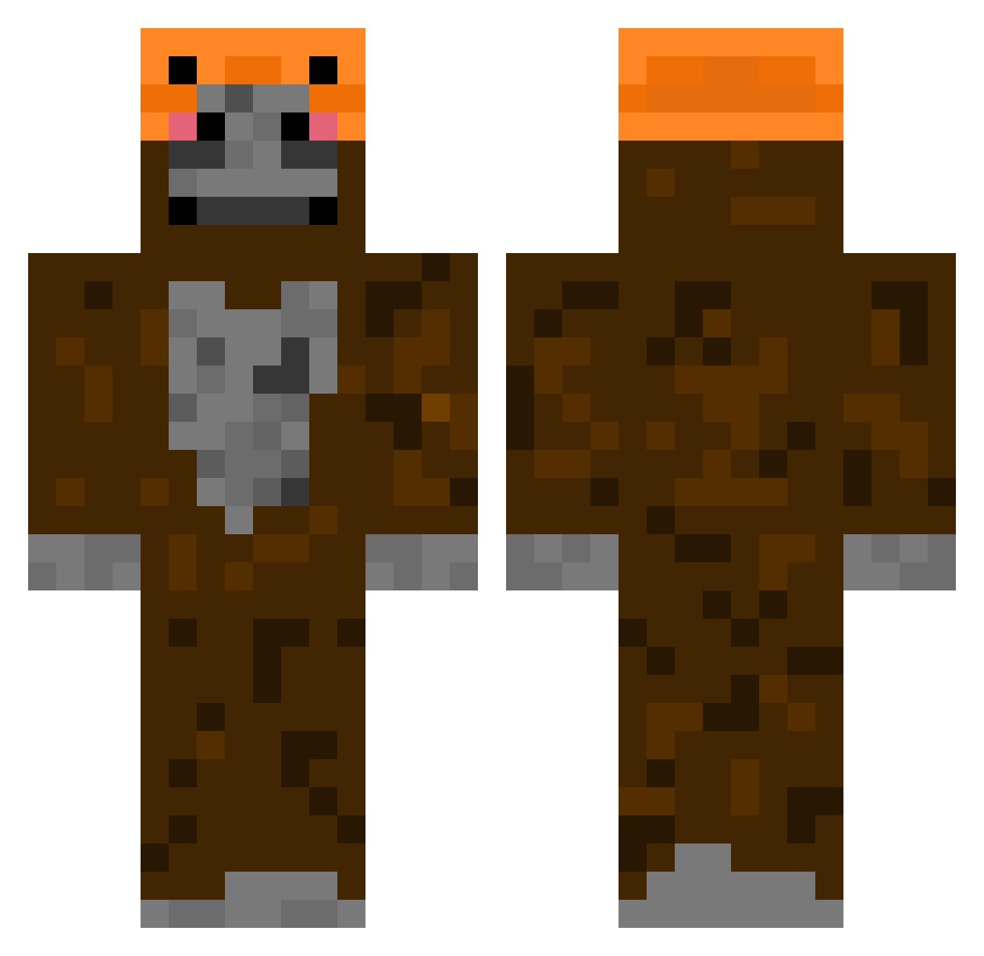 thatonekid2022 Minecraft skin, front and back view