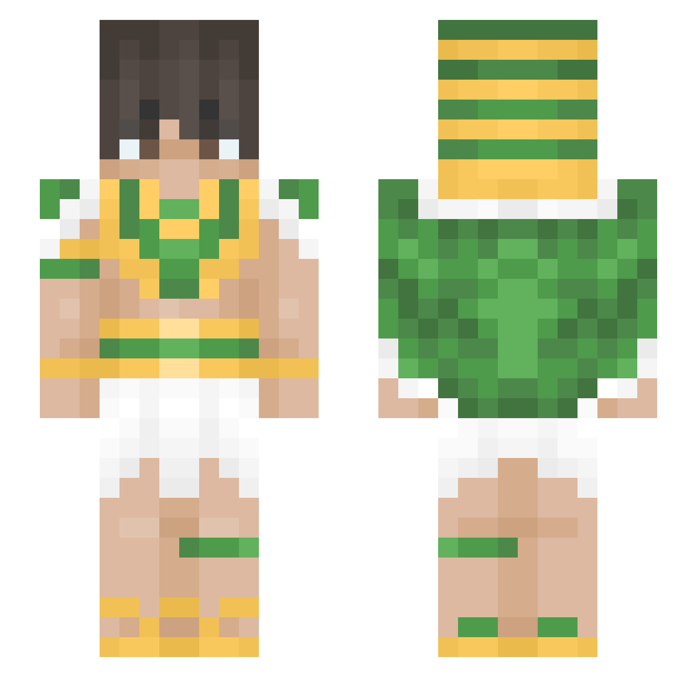 unesotericsoul Minecraft skin, front and back view