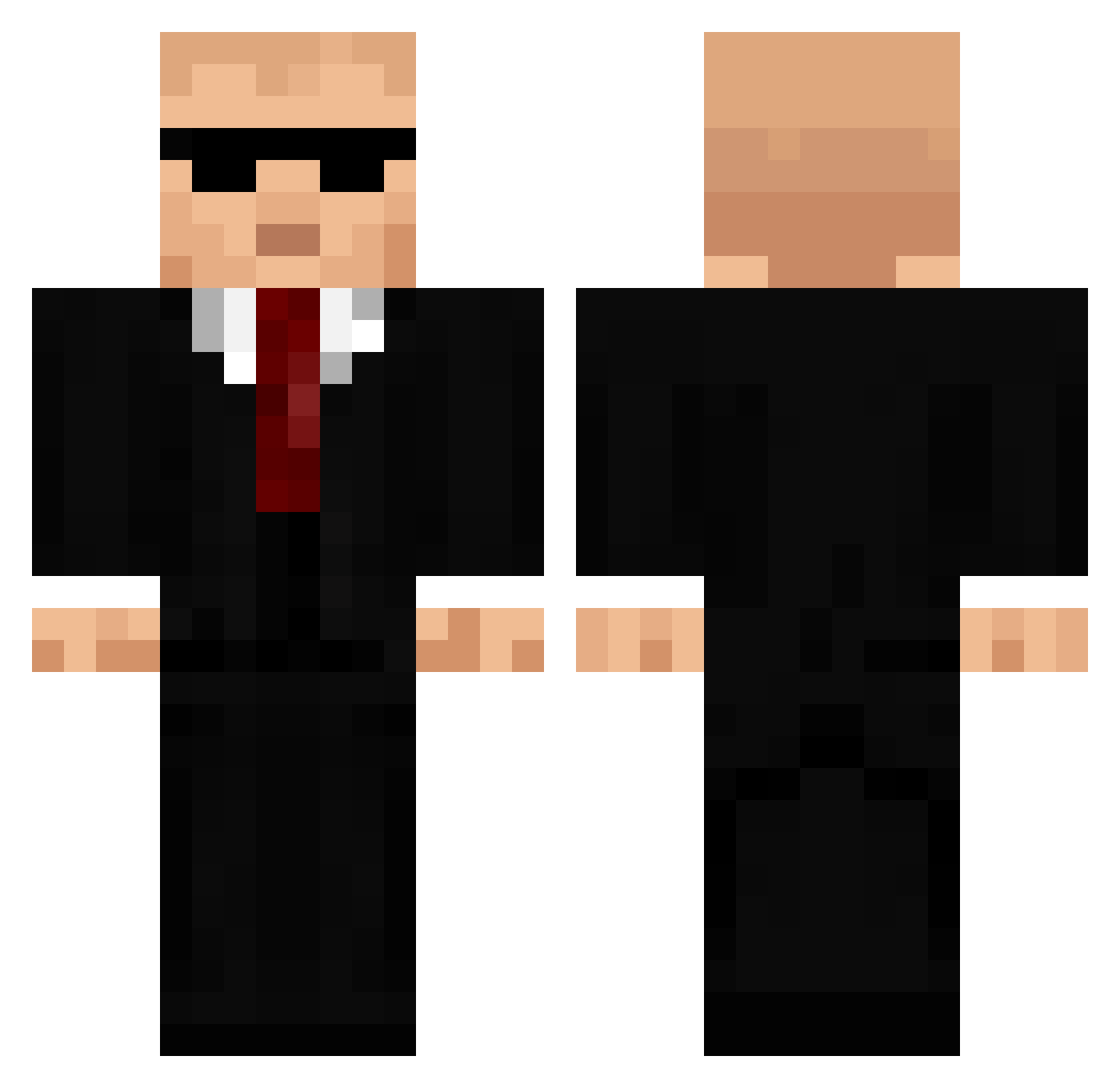 juanmiguel_121 Minecraft skin, front and back view