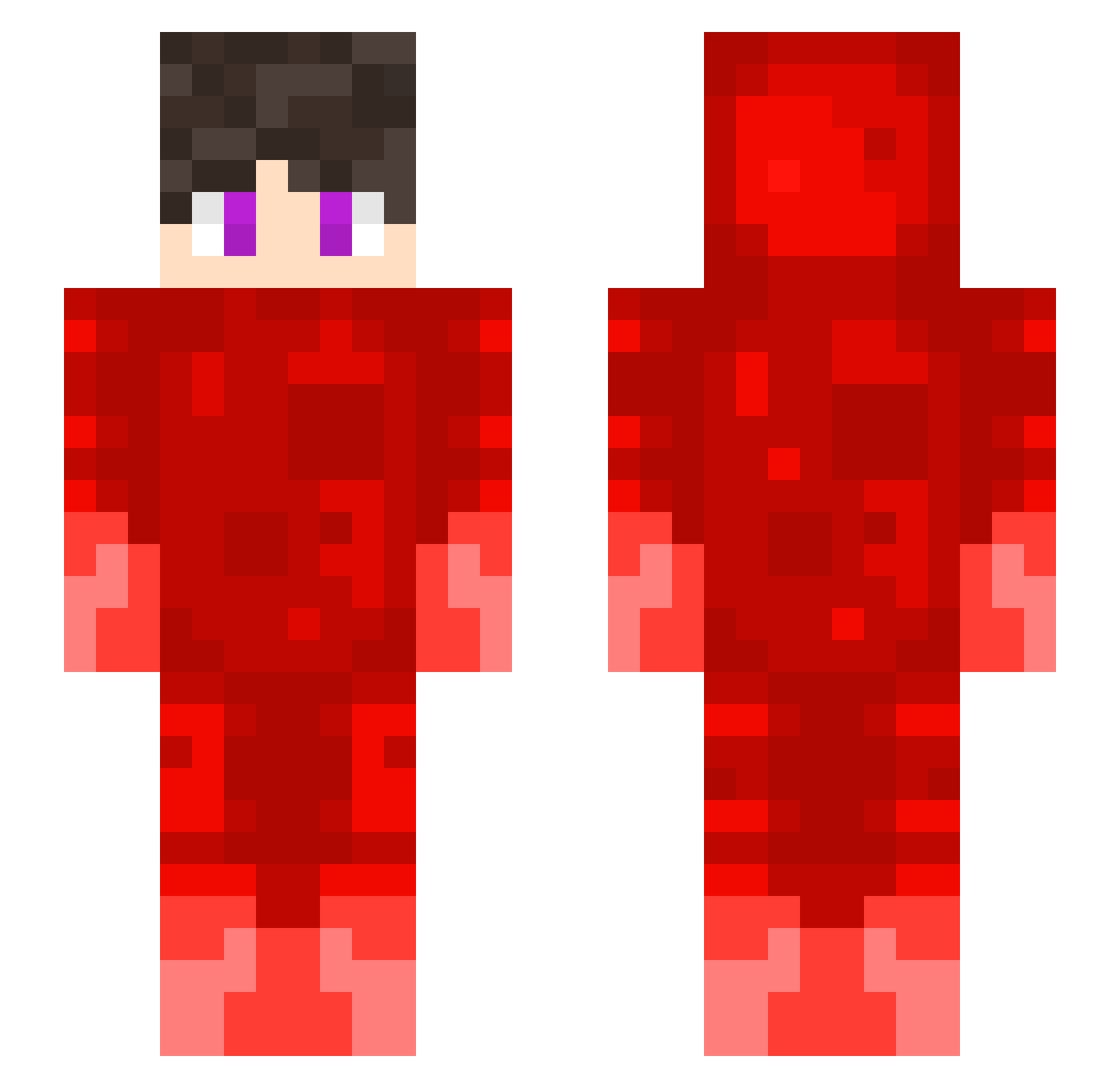 TheRakeB5 Minecraft skin, front and back view