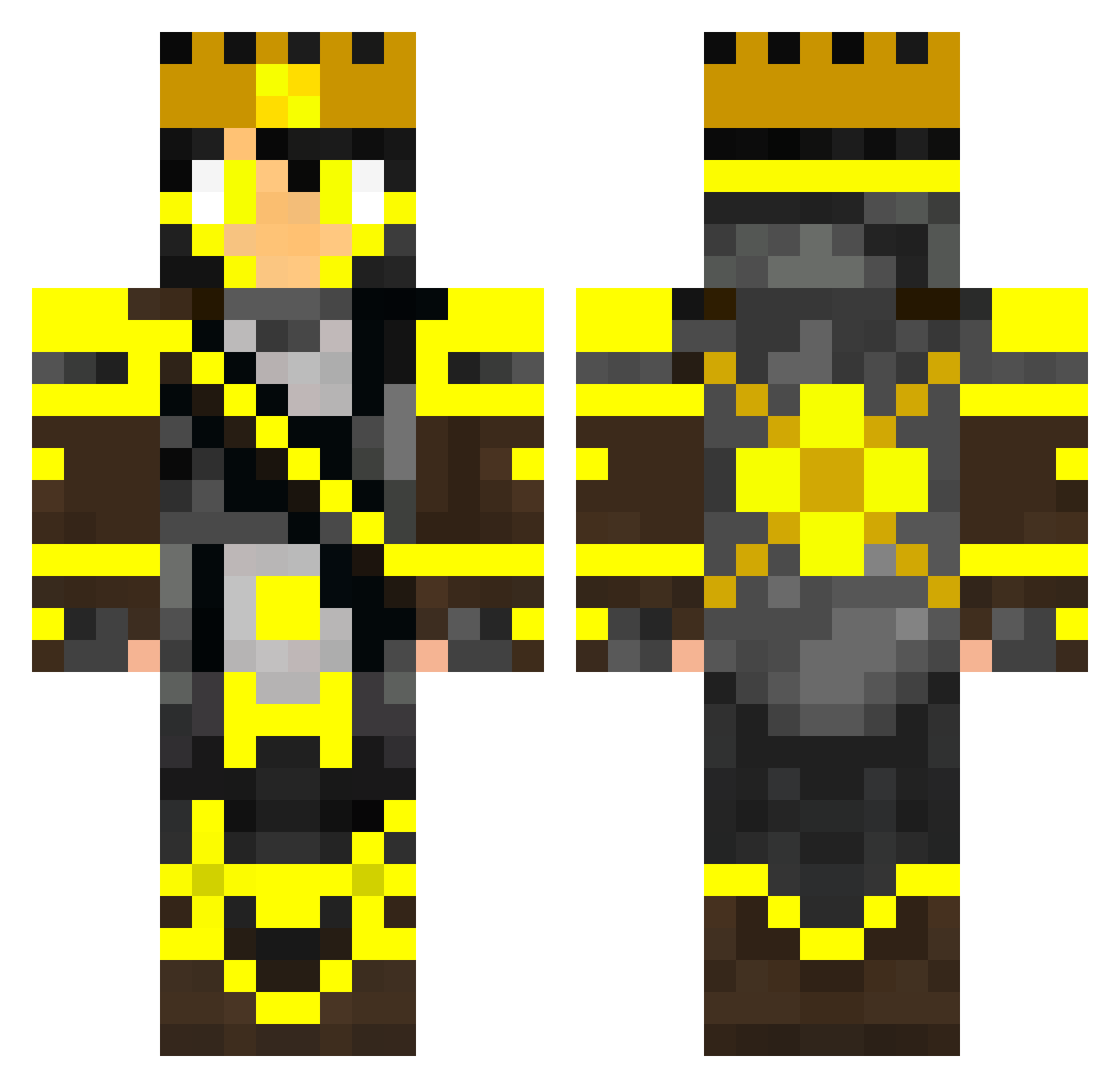 shadowhunter_5 Minecraft skin, front and back view
