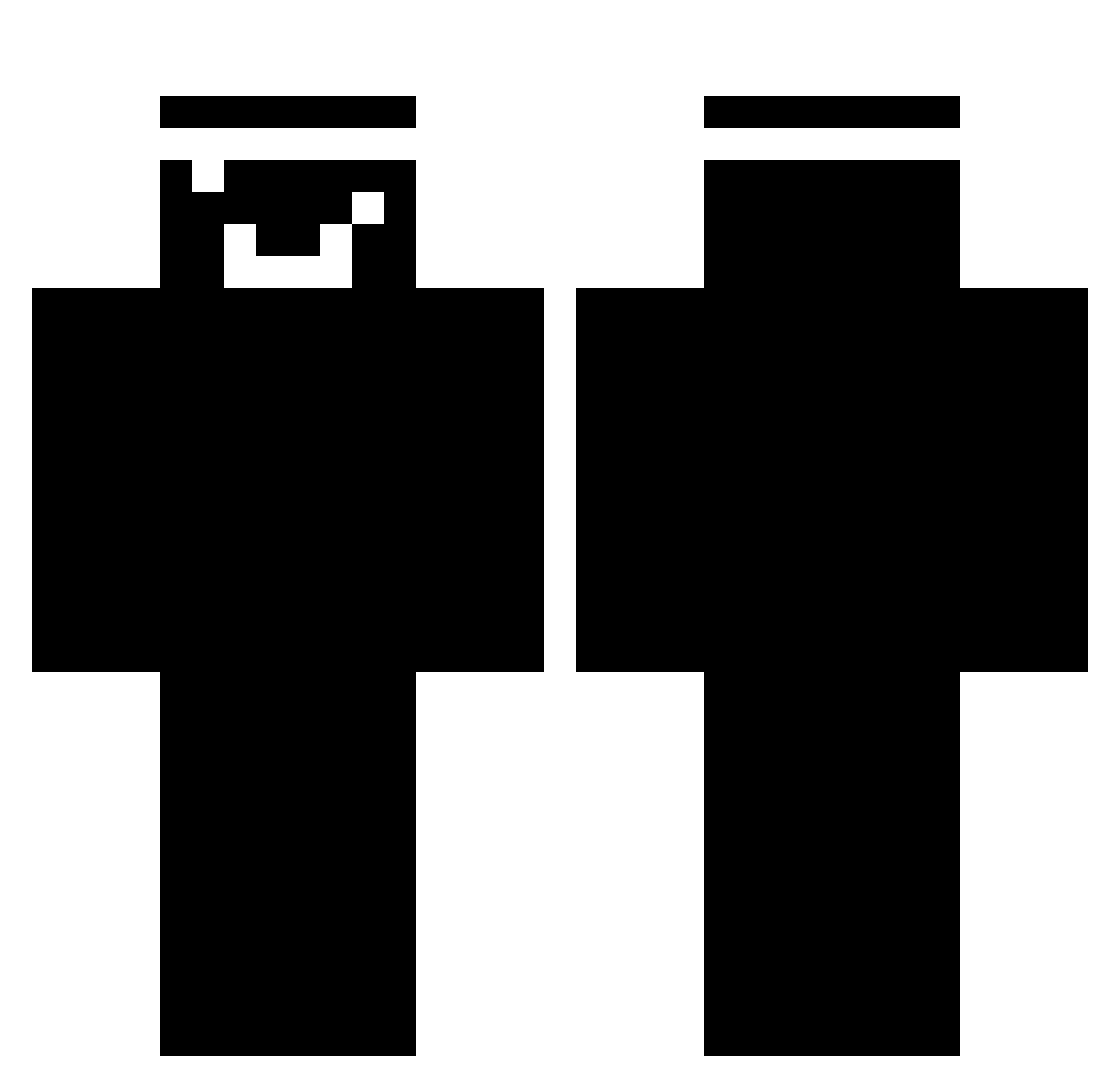 scoltzz Minecraft skin, front and back view