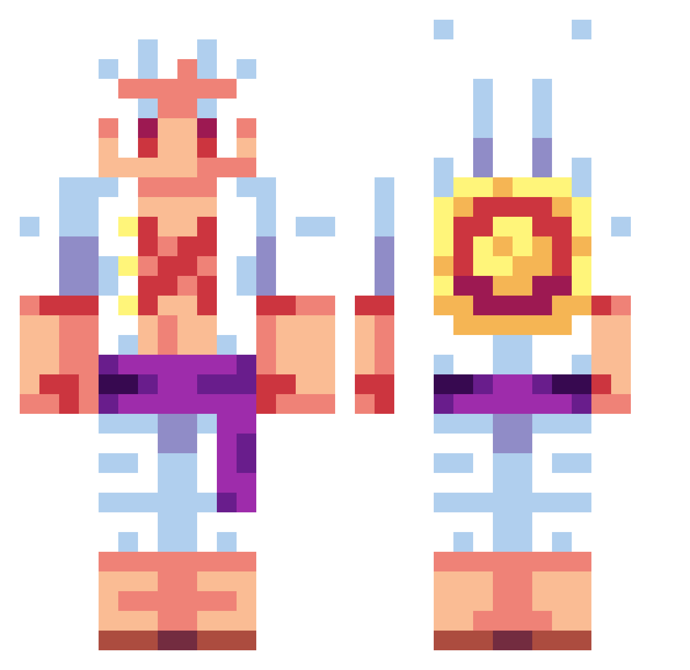 jhon500 Minecraft skin, front and back view