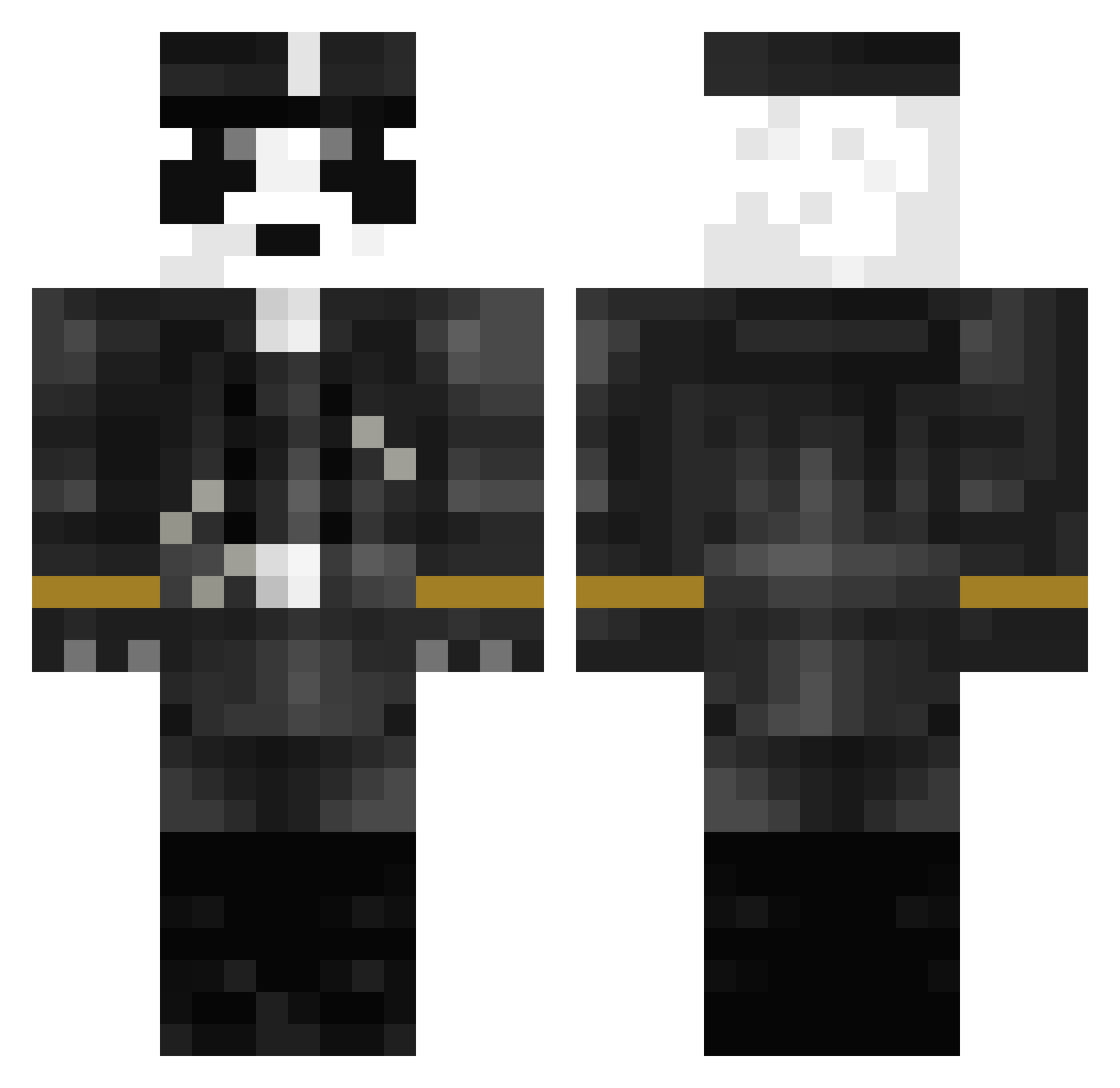 K_I_N_O_ Minecraft skin, front and back view