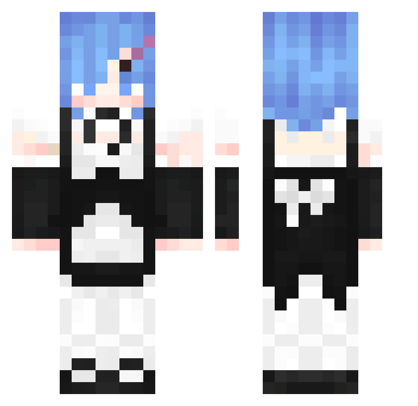 Eric_kill_king Minecraft skin, front and back view