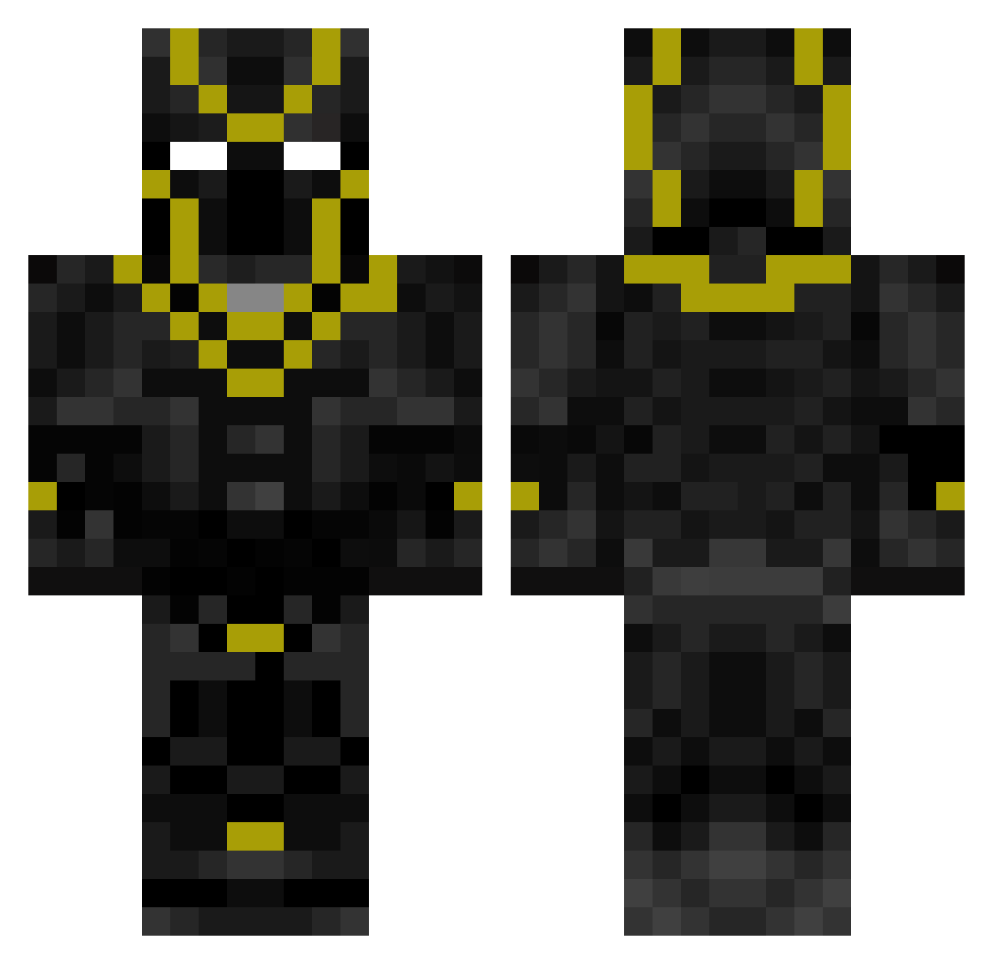 Youssef_Tn20 Minecraft skin, front and back view