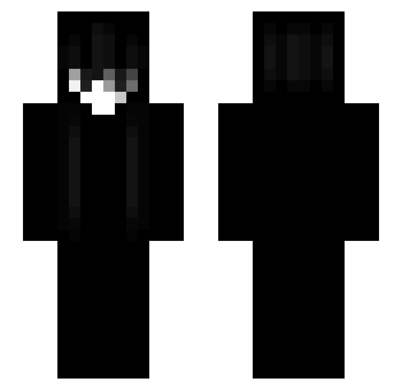 goohgurlvougy Minecraft skin, front and back view
