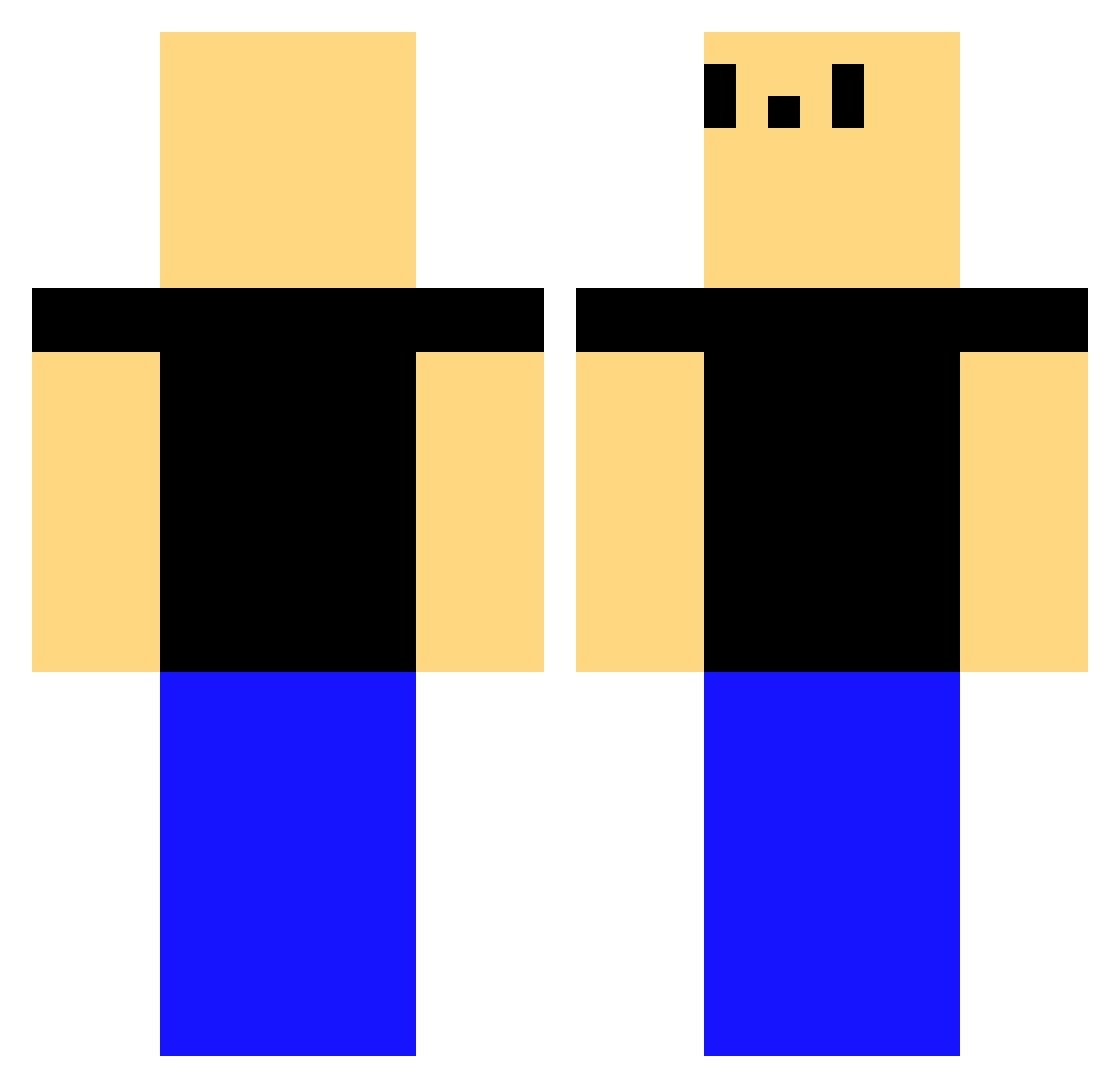 walnutsssss Minecraft skin, front and back view