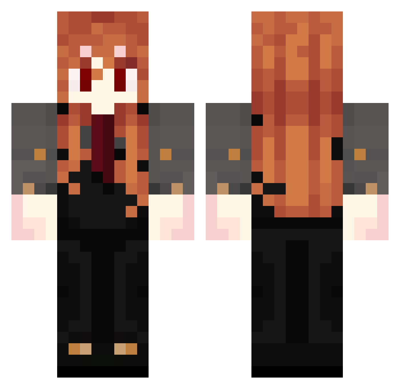 TatoBorracheiro Minecraft skin, front and back view