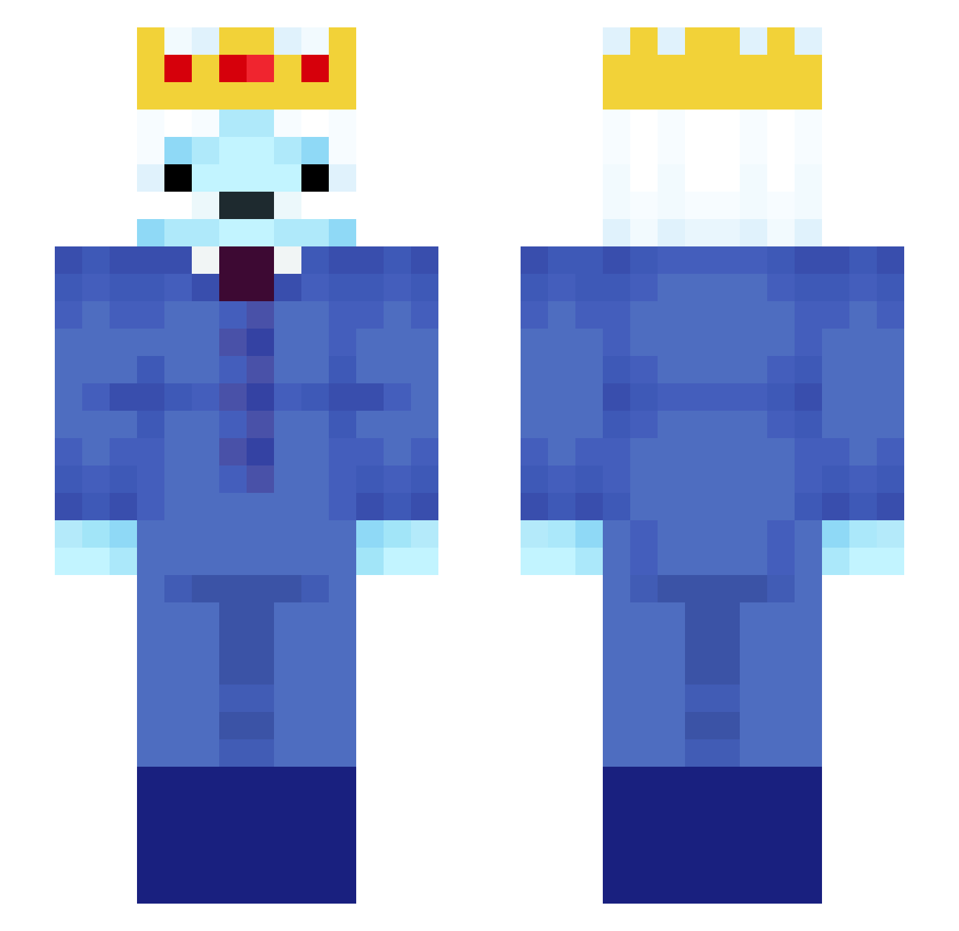 Sirlenyyyy Minecraft skin, front and back view