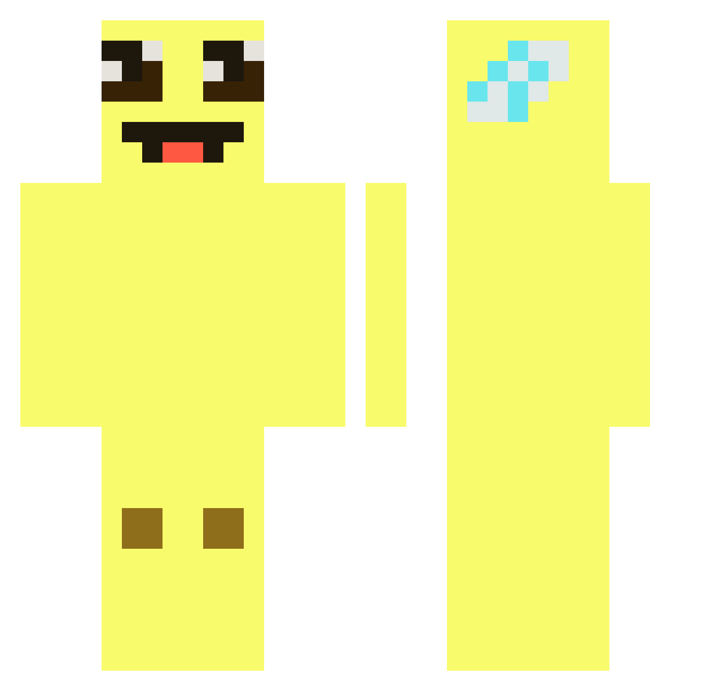Malboras3kq Minecraft skin, front and back view