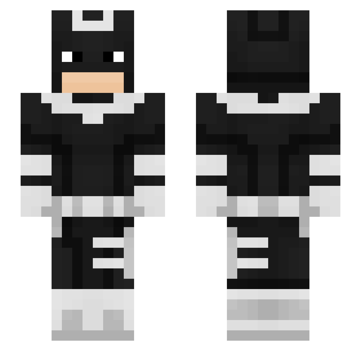 SIyc_ Minecraft skin, front and back view