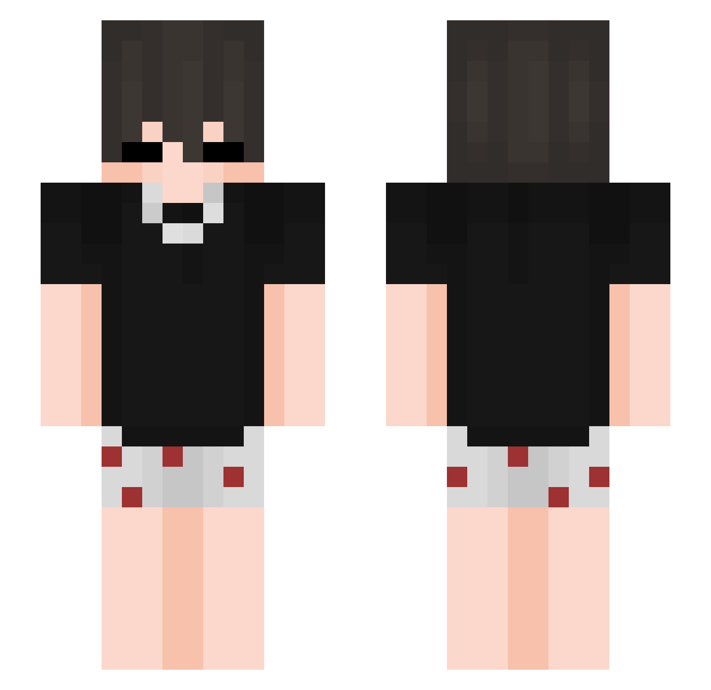 ySlowzin__ Minecraft skin, front and back view