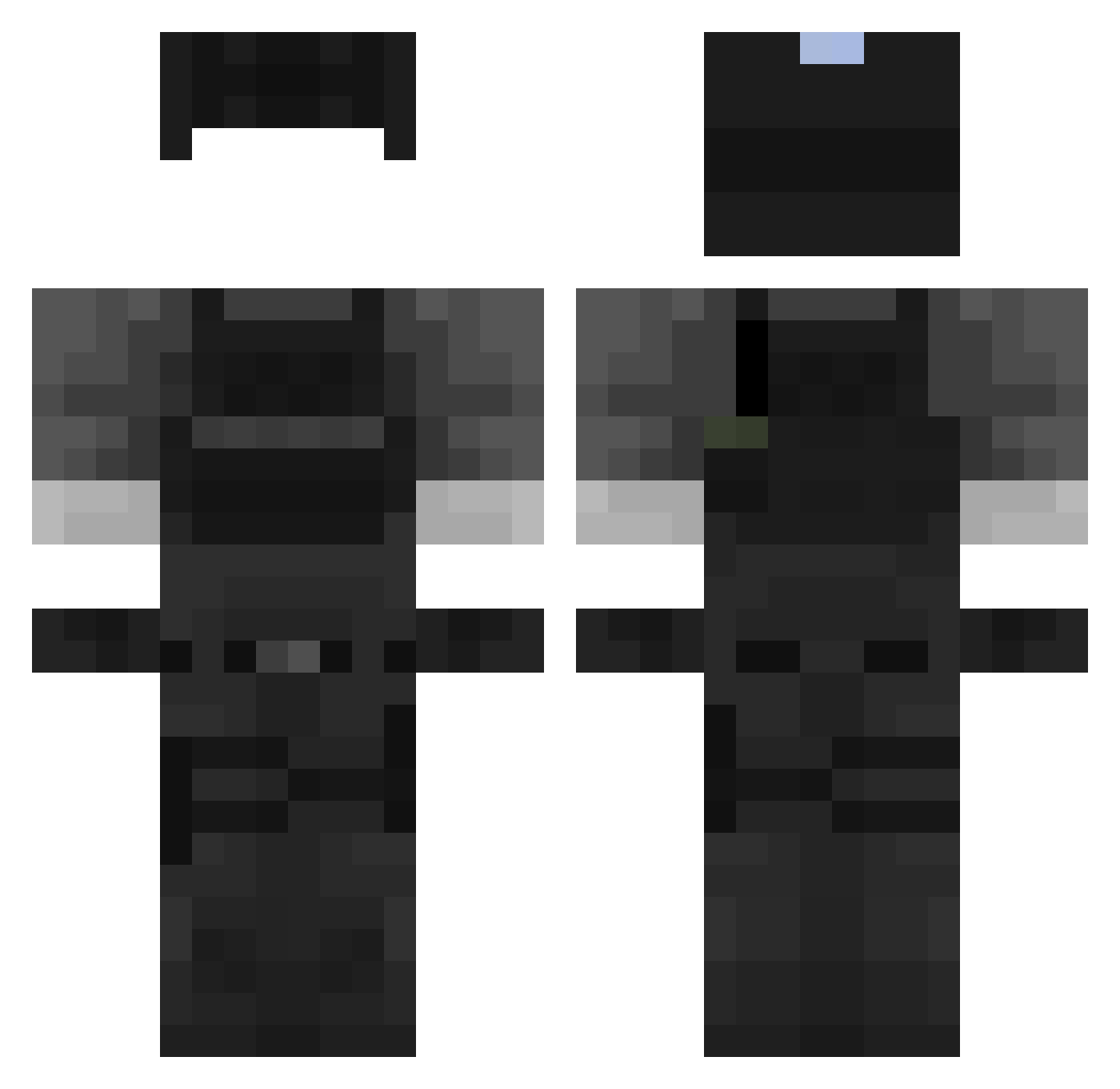 ursa_major12 Minecraft skin, front and back view