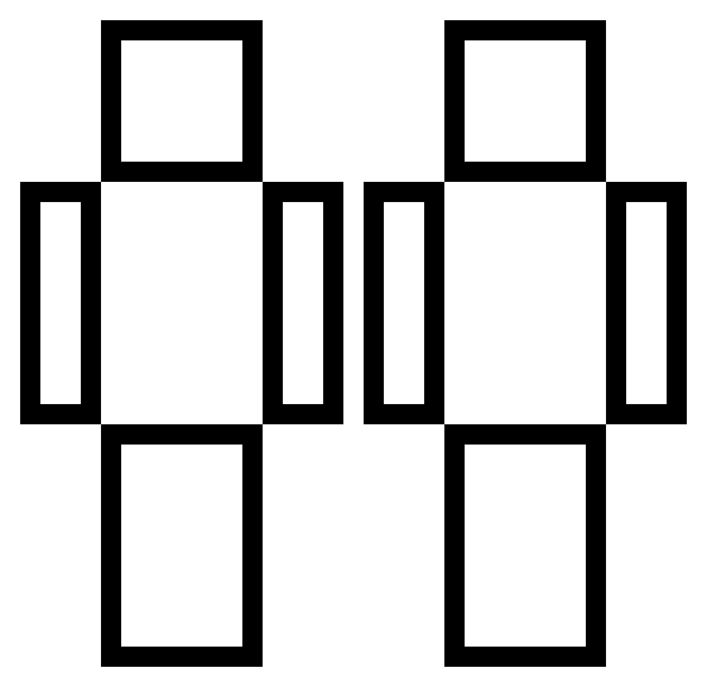 zxsd38 Minecraft skin, front and back view