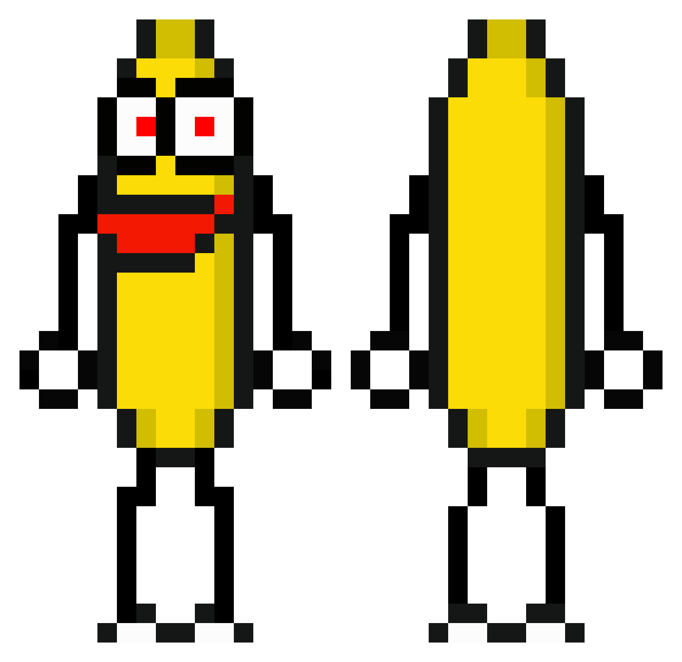 Darkthinker26 Minecraft skin, front and back view
